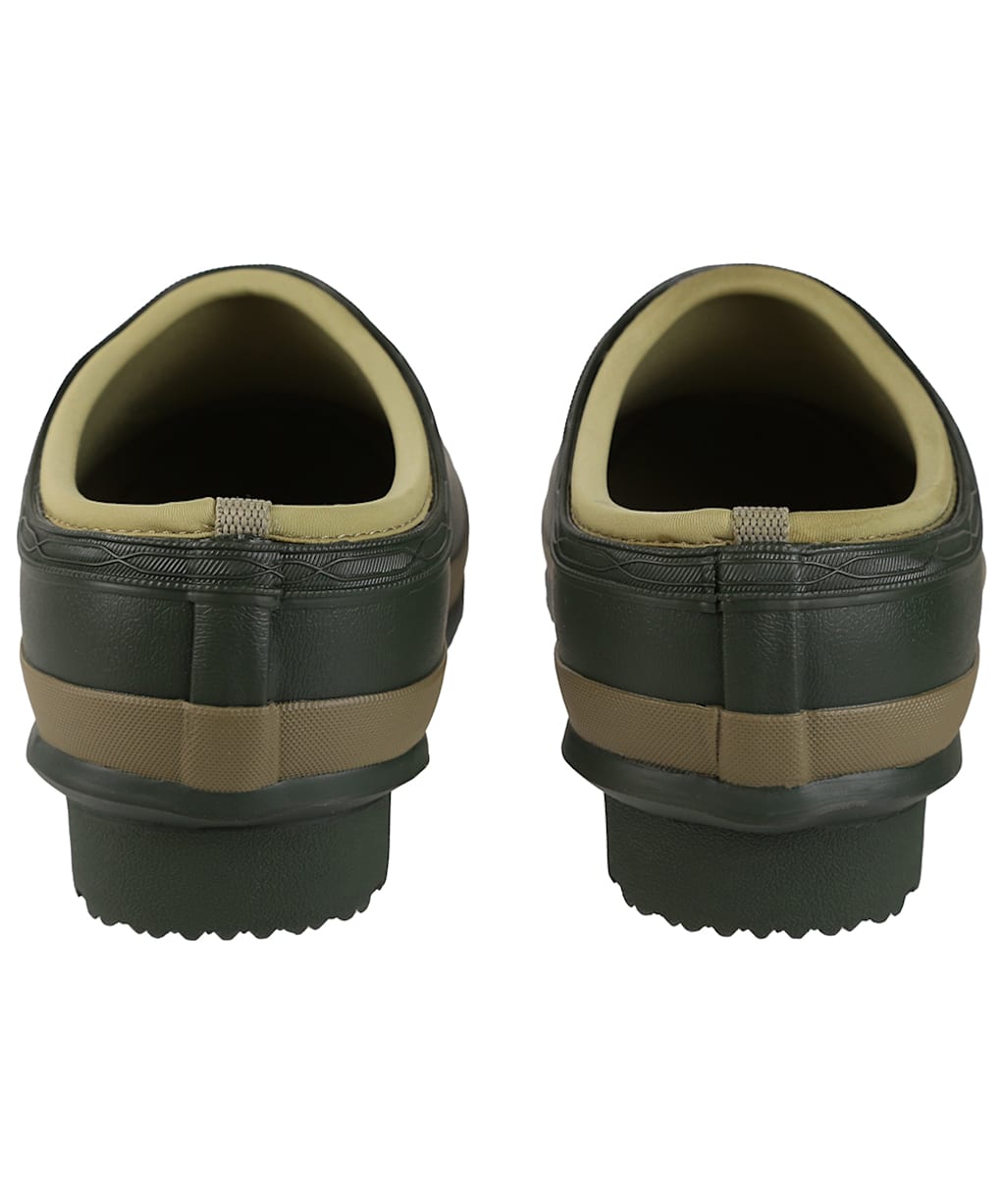 Men’s Hunter Gardener Neo Lined Clogs - Dark Olive / Clay