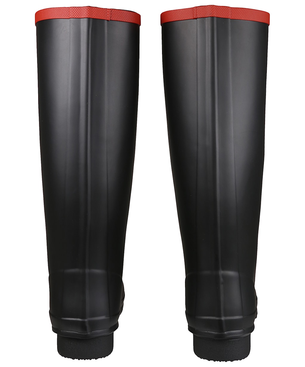 Hunter Argyll Full Knee Wellington Boots - Black
