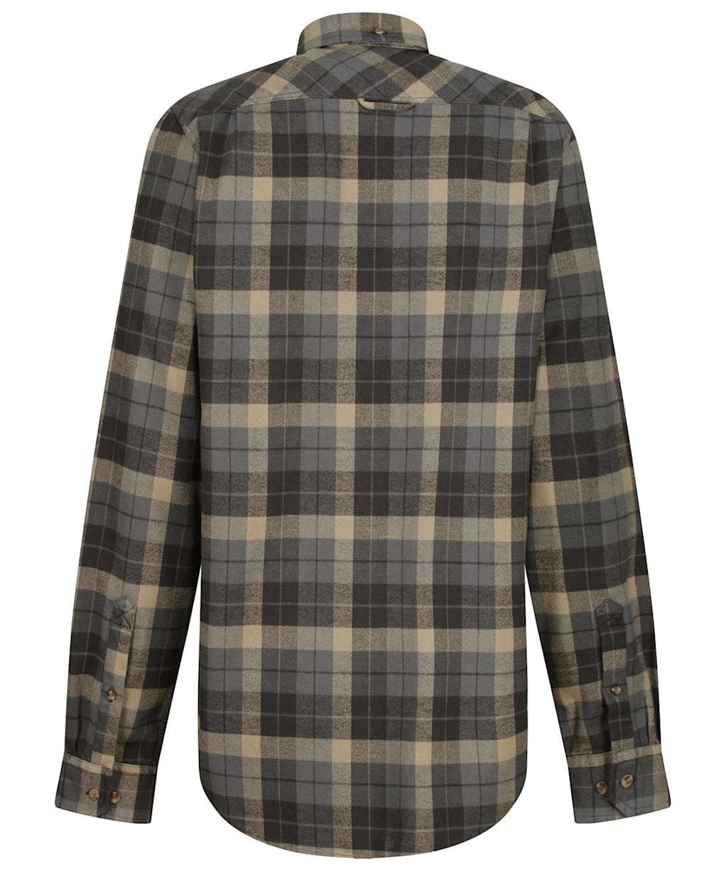 Men's Fjallraven Singi Heavy Flannel Long Sleeve Shirt - SUPER GREY/STGY
