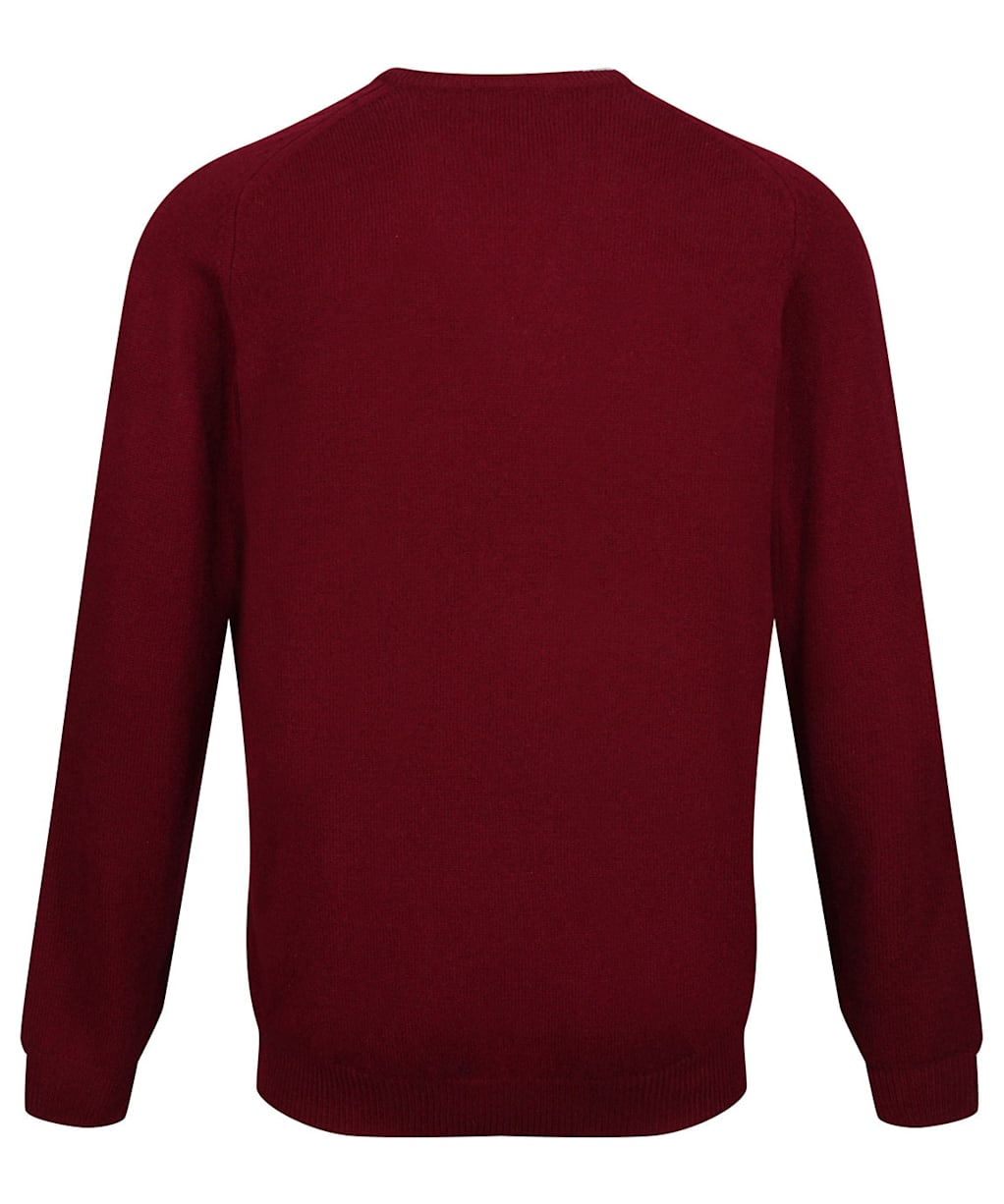 Men's Alan Paine Streetly V-Neck Pullover - Bordeaux