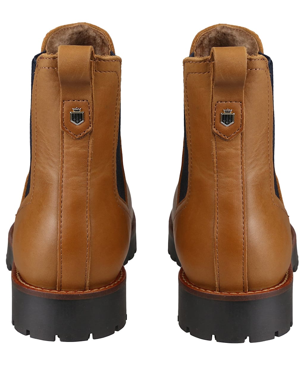 Women’s Fairfax & Favor Sheepskin Boudica Ankle Boot - Oak Leather