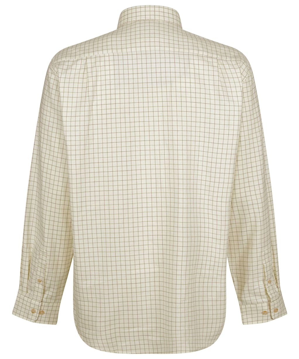 Men's Barbour Field Tattersall Shirt - Classic collar - GREEN/BROWN 2