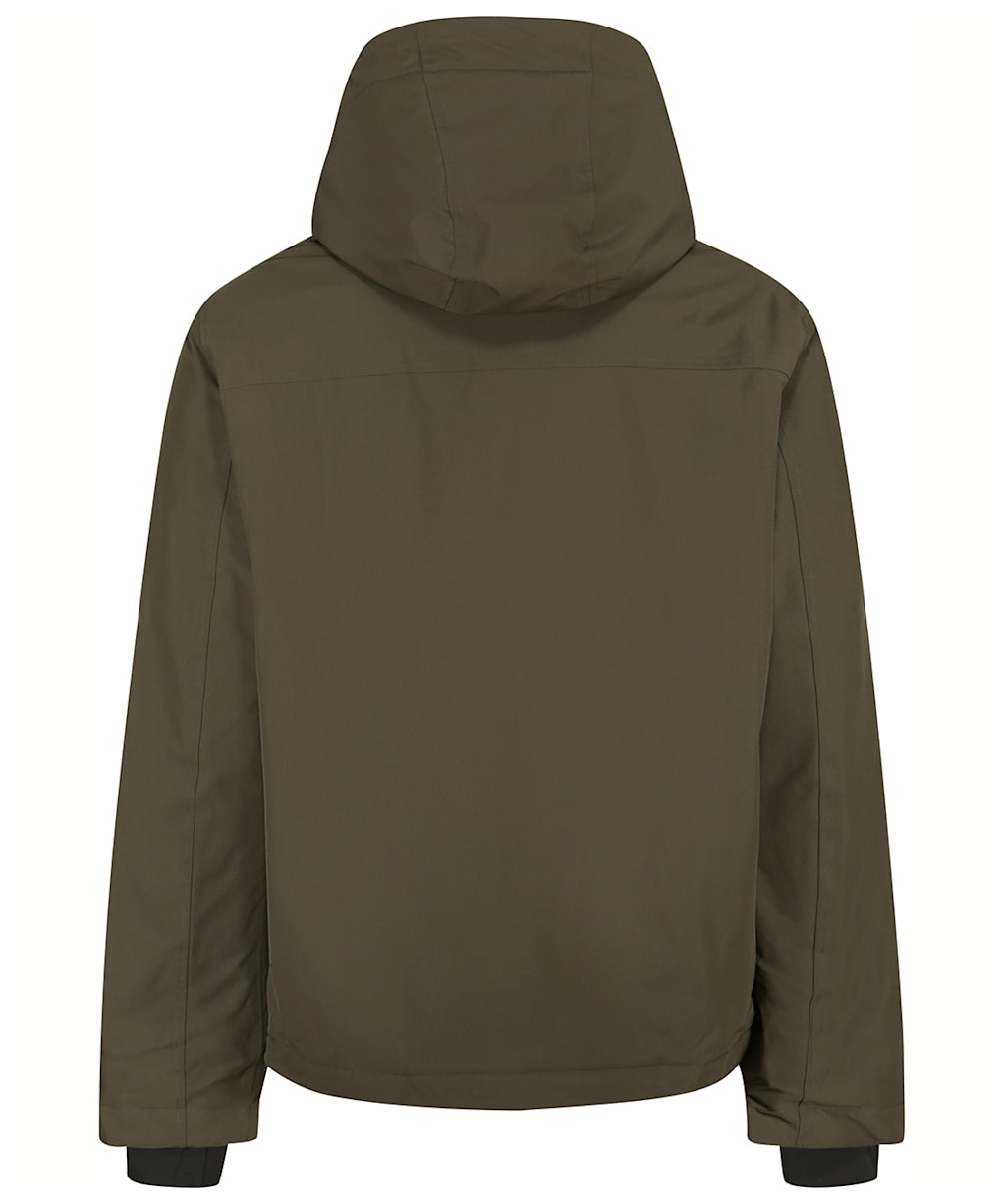 Men’s Tentree Cloud Shell Anorak - Black Olive Green