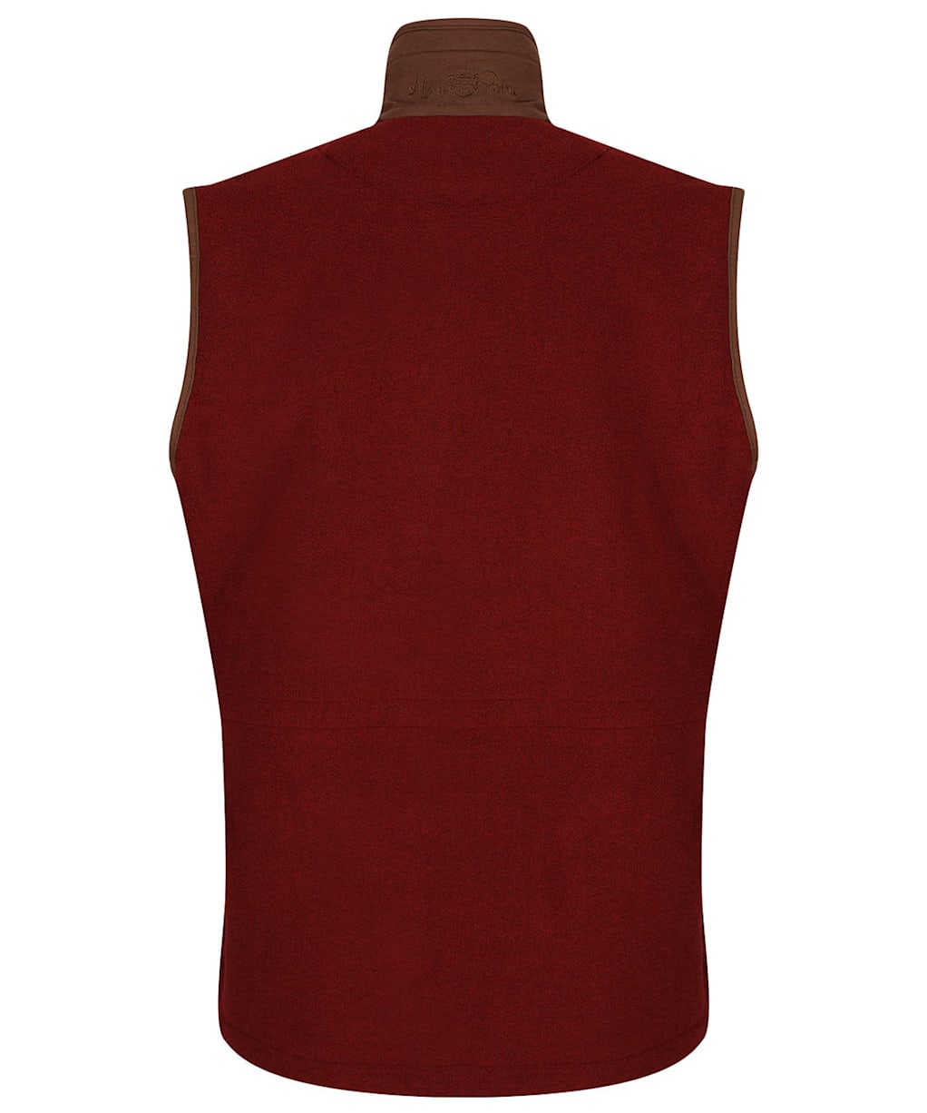Men's Alan Paine Aylsham Fleece Waistcoat - Bloodstone