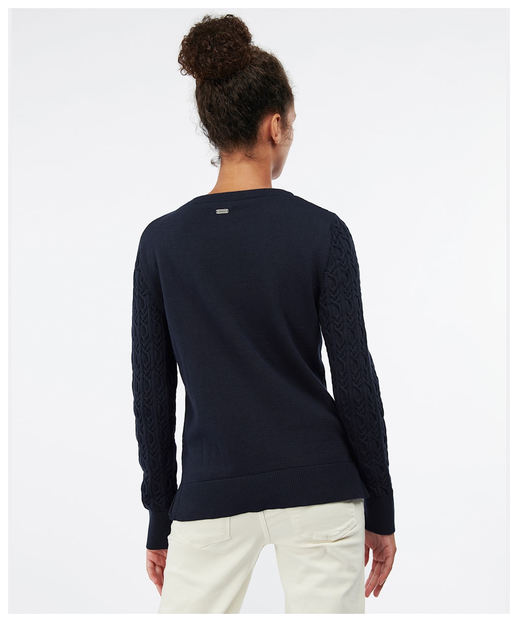 Women's Barbour Hampton Knit Sweater - Navy 2