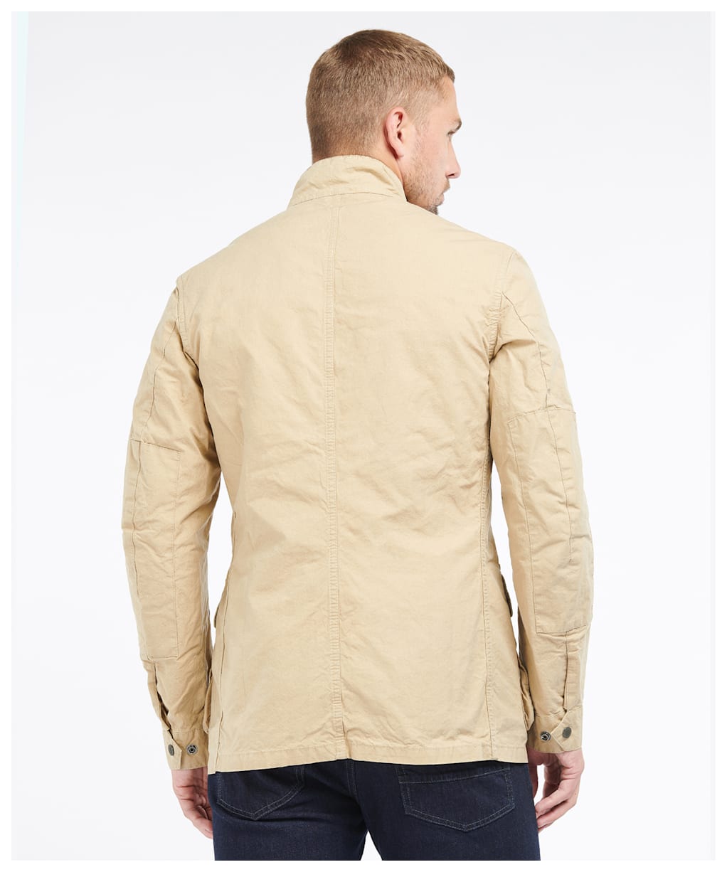 Men's Barbour International Summer Wash Duke Casual Jacket - Beige