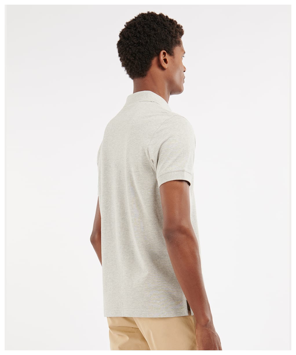Men’s Barbour Blaine Polo Shirt - Grey Marl