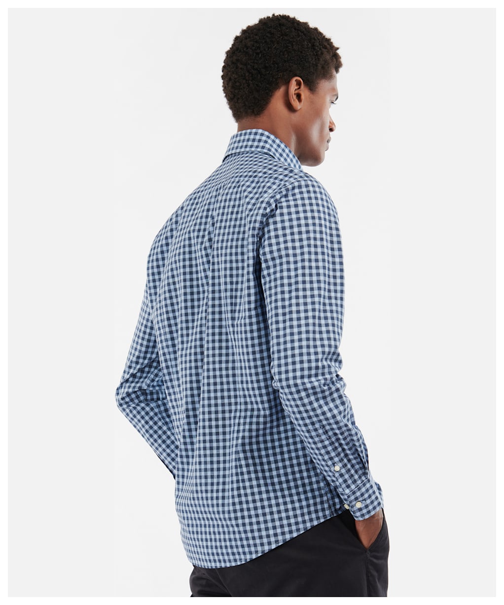 Men's Barbour Merryton Tailored Shirt - Blue
