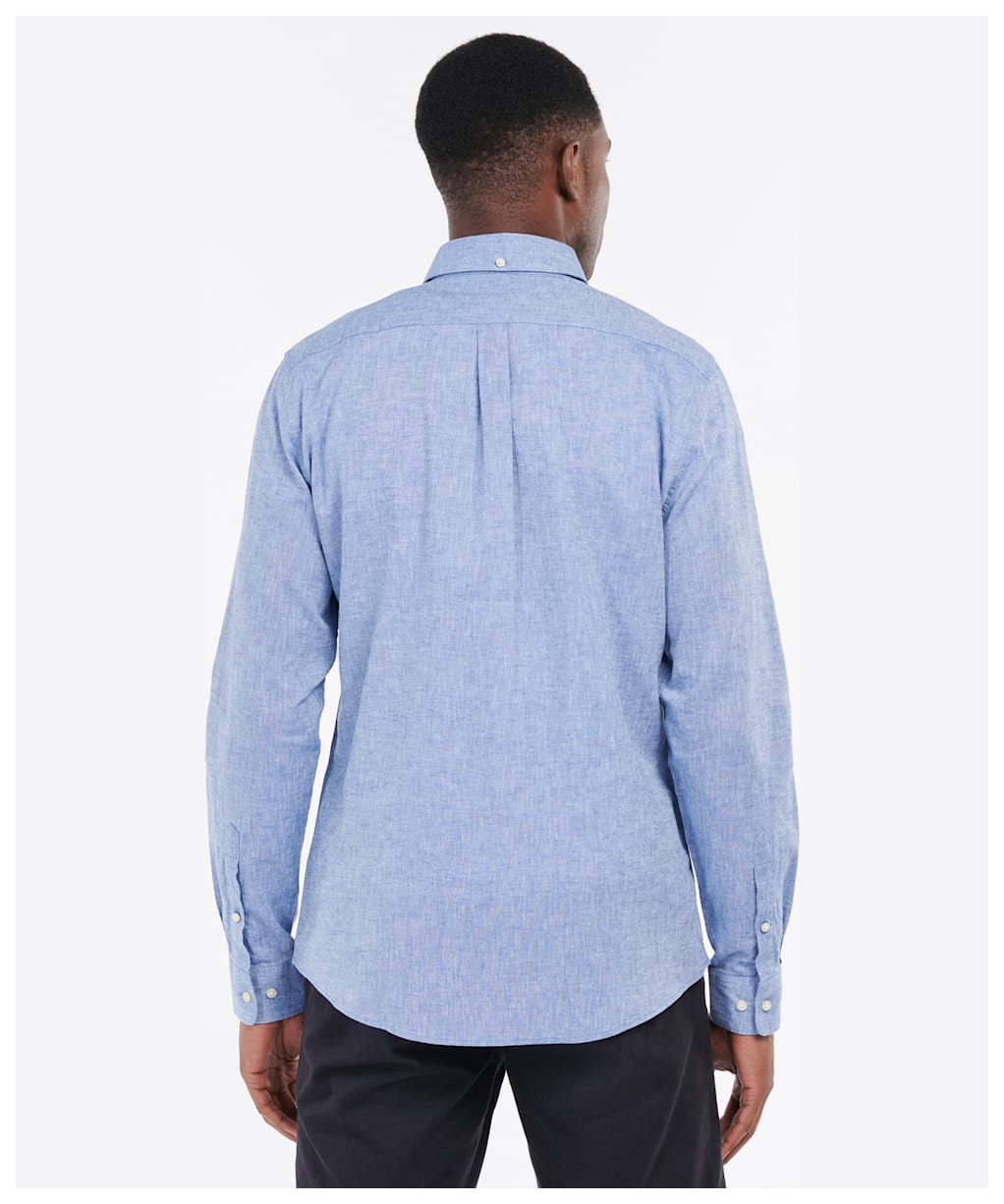 Men's Barbour Nelson Tailored Shirt - Blue