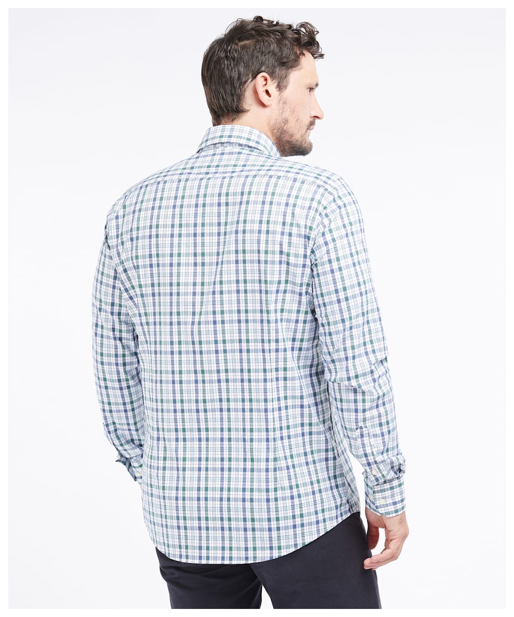 Men's Barbour Hallhill Performance Shirt - Green