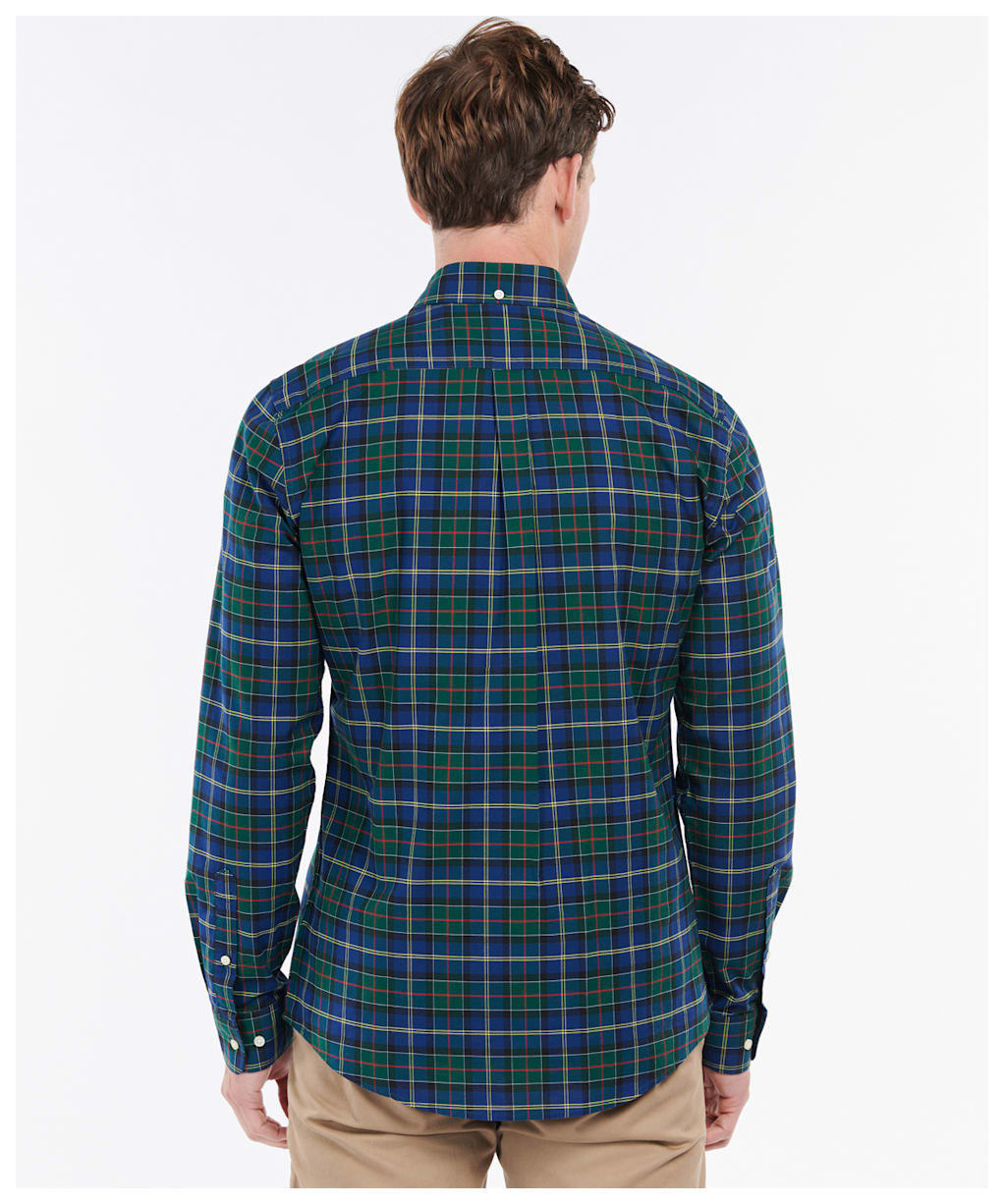 Men's Barbour Oxbridge Tartan Tailored Shirt - Ivy Tartan