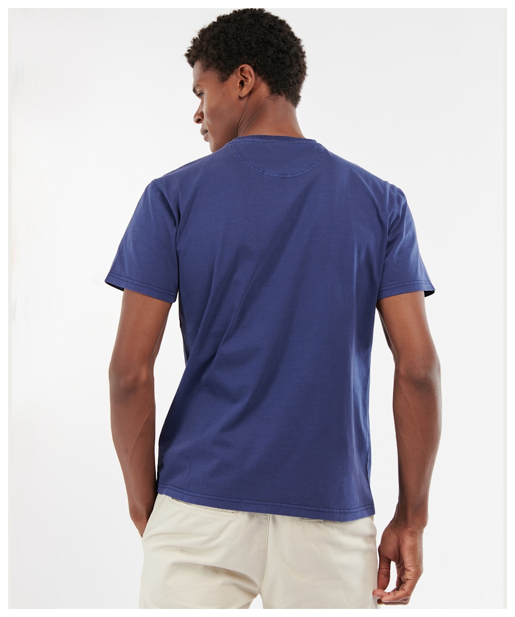 Men's Barbour Garment Dyed Tee - Navy