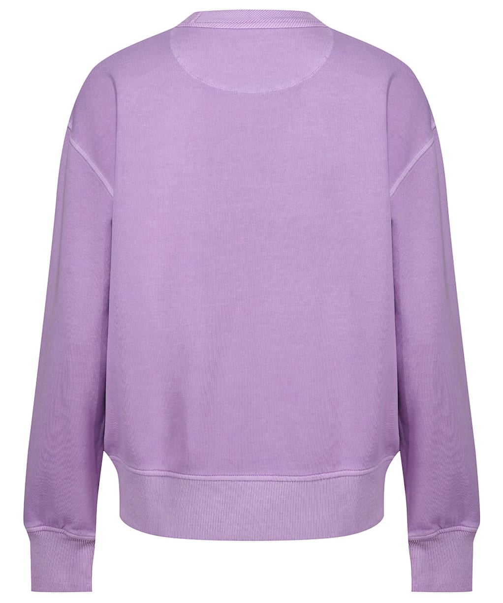 Women’s GANT Sunfaded Crew Neck Sweater - Crocus Purple