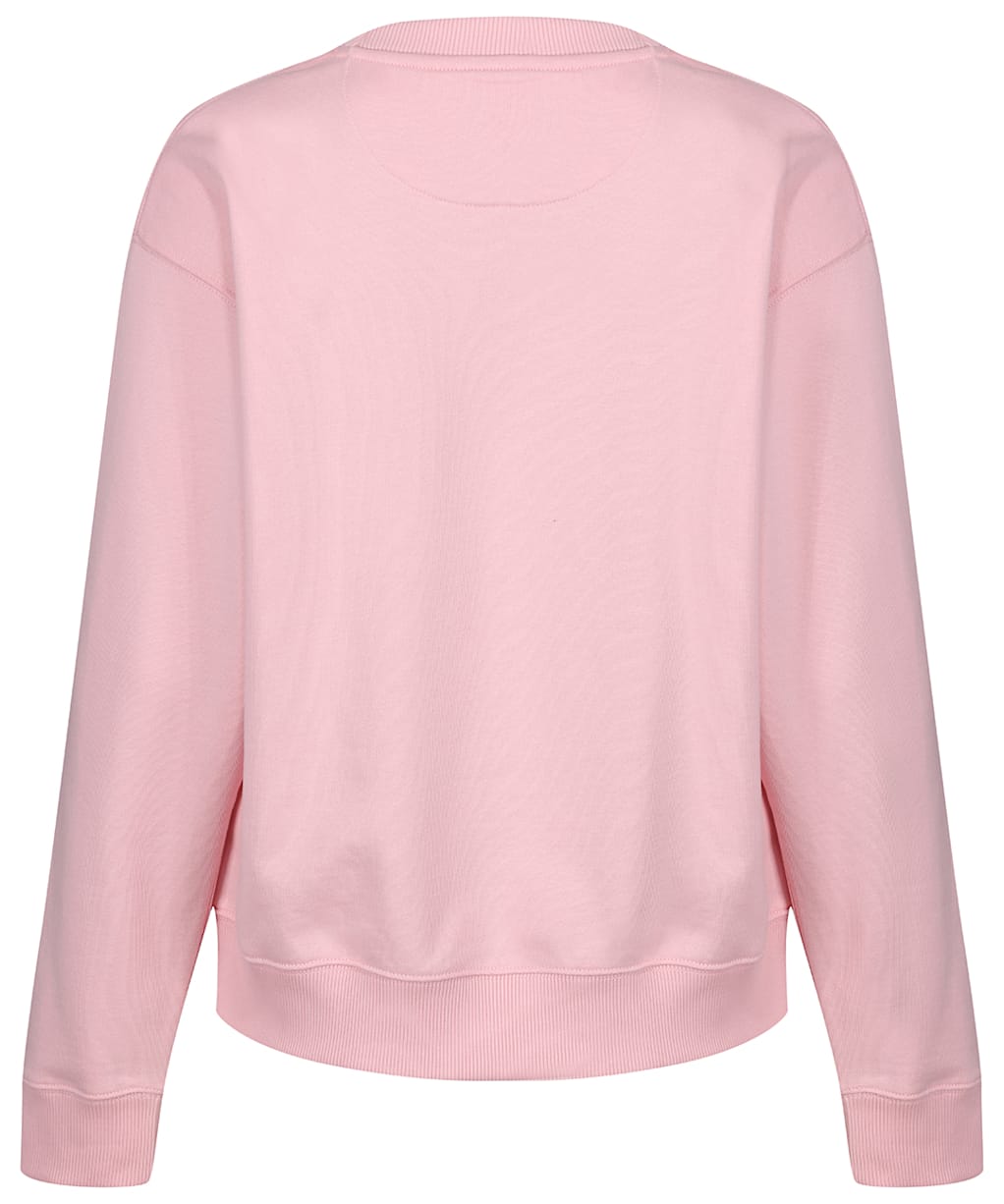 Women’s GANT Flags Crew Neck Sweater - Preppy Pink