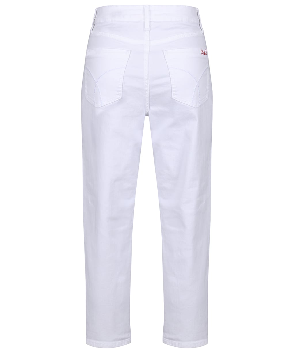 Women’s Crew Clothing Cropped Jeans - White