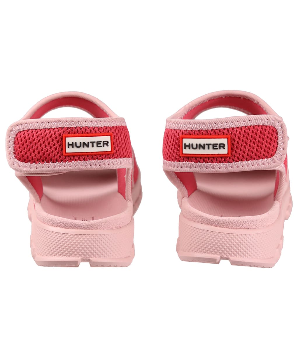 Kids Hunter Original Mesh Outdoor Walking Sandals - Rowan Pink / Azelea Pink