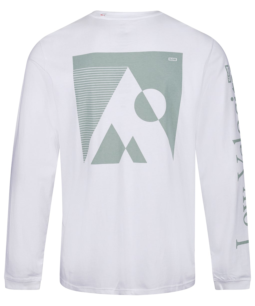 Men’s Globe Summit LS Tee - White