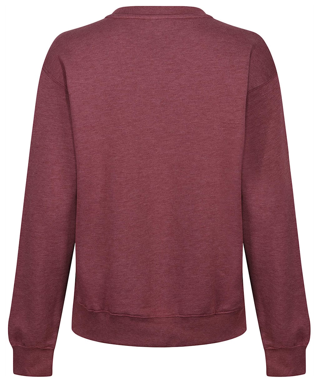 Women’s Tentree TreeFleece Boyfriend Crew Sweater - Crushed Berry 