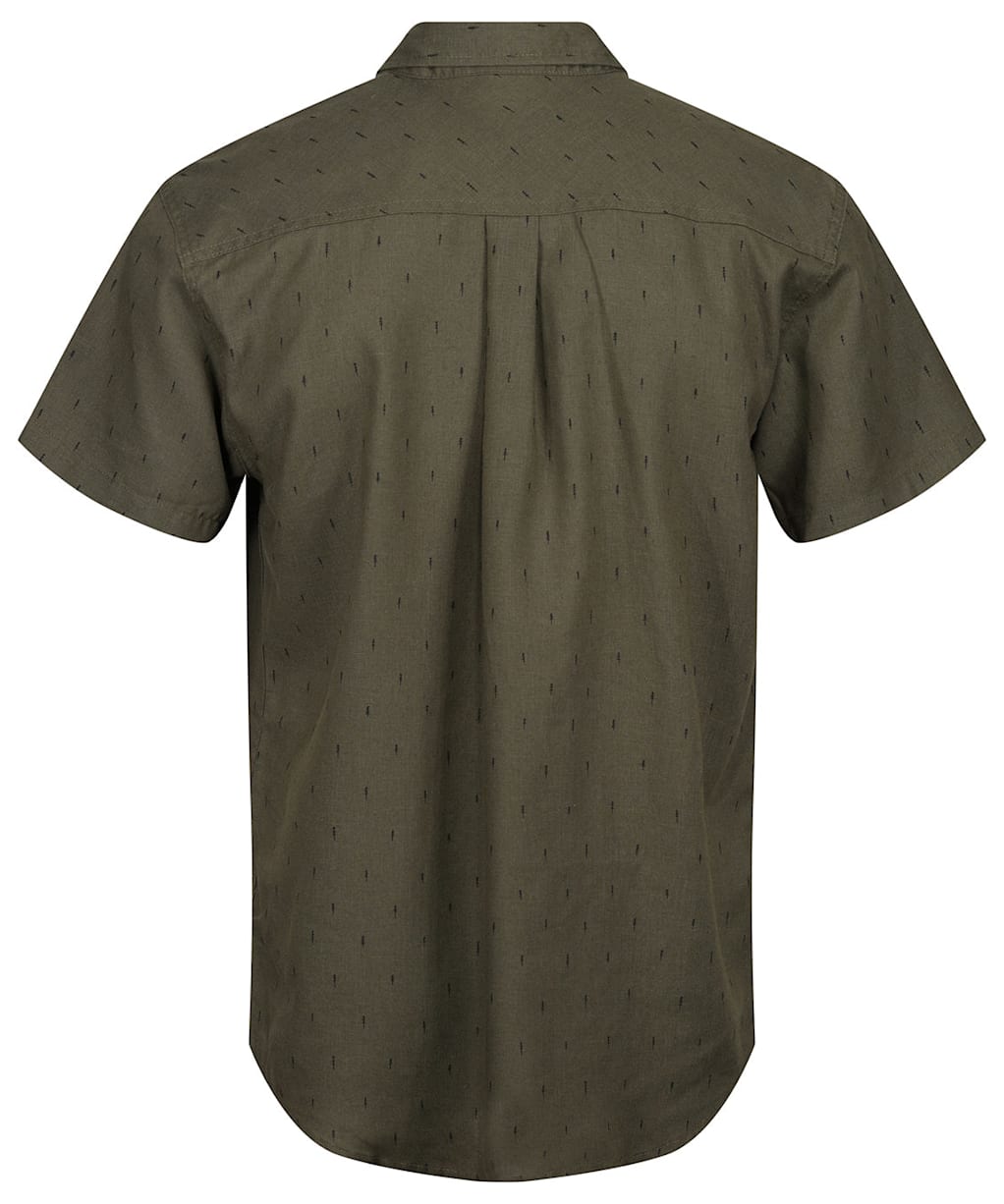 Men’s Tentree Small Tree Mancos Short Sleeve Shirt - Olive Night Green