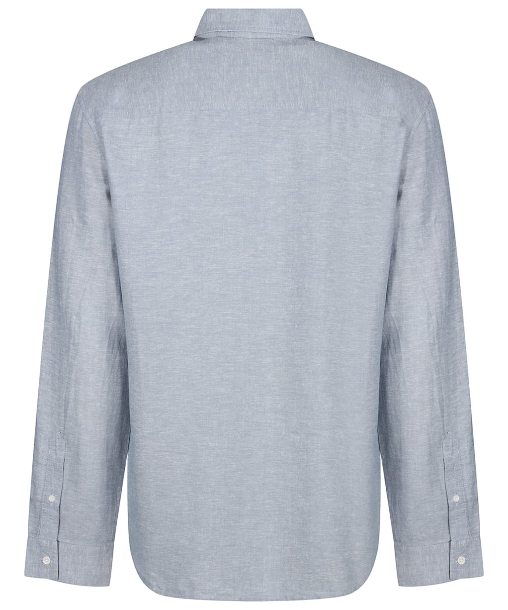 Men’s Tentree Hemp Button Front Shirt - Blue Fog