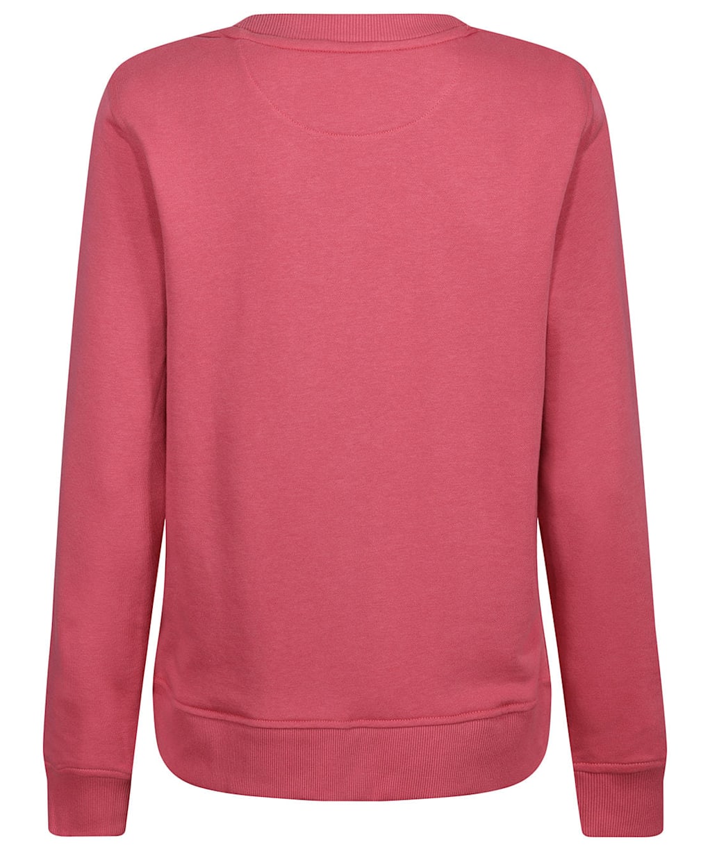 Women’s GANT Lock Up Logo Crew Neck Sweatshirt - Rapture Rose