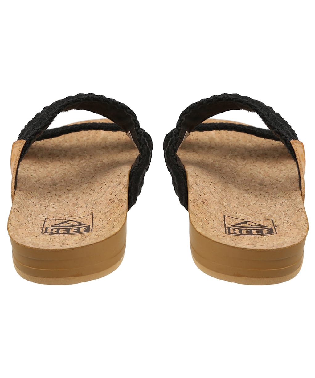 Women’s Reef Cushion Vista Thread Sliders - Black