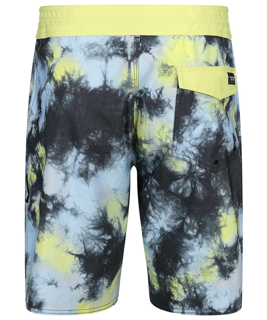 Men’s Volcom Saturate Stoney 19” Boardshorts - Lime Tie Dye
