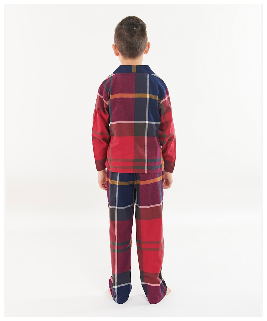 Children Christmas Pj Set                     - Red Tartan