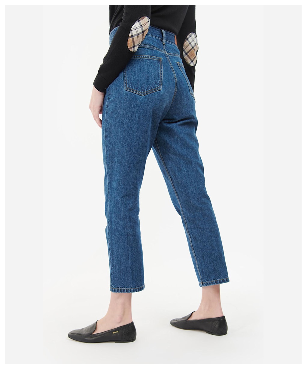 Women's Barbour Moorland High Rise Jeans - Original Wash