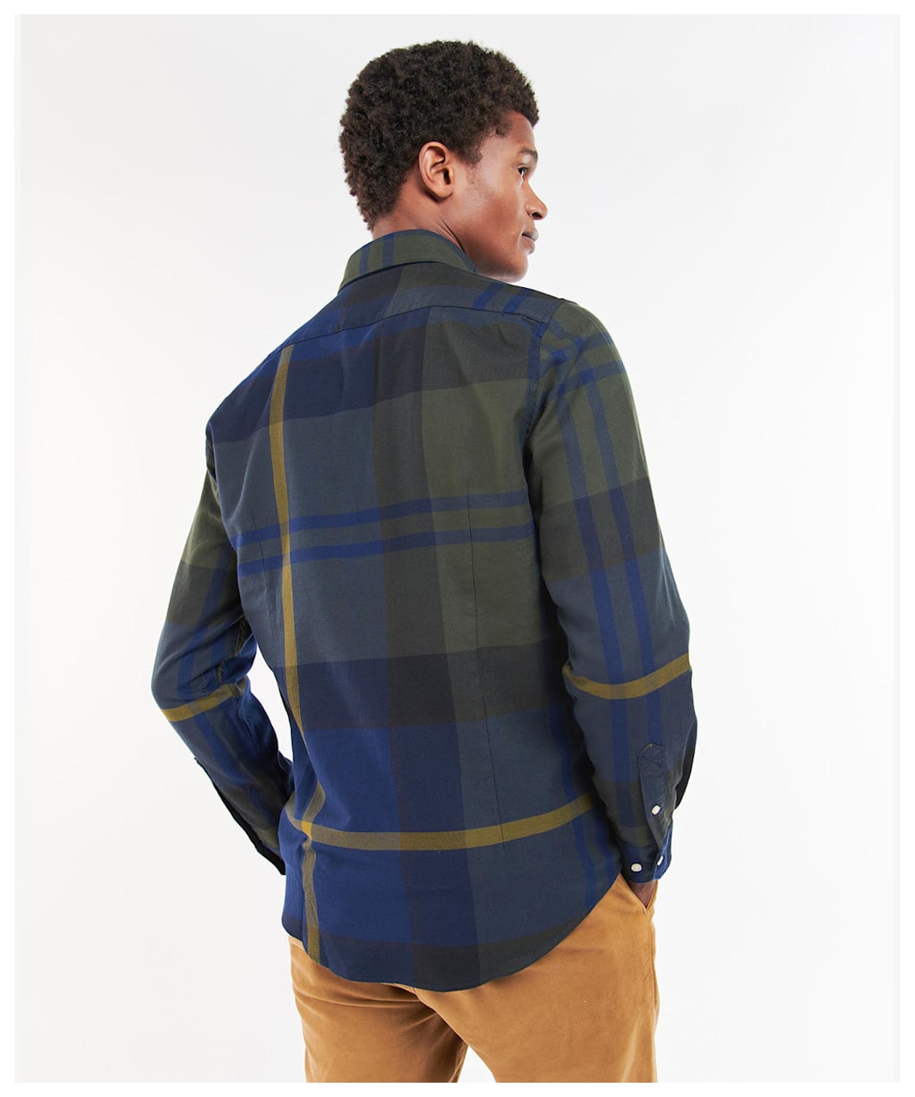 Men’s Barbour Dunoon Tailored Shirt - Olive Night