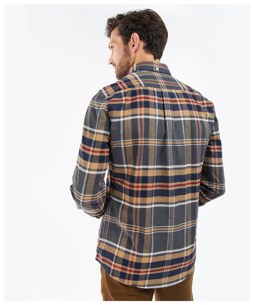 Ronan Tailored Shirt                          - Grey Marl