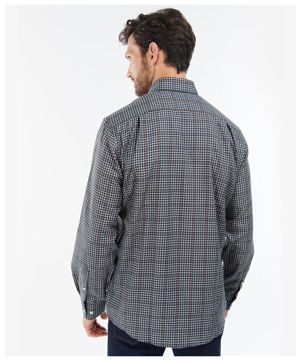 Men’s Barbour Henderson Thermo Weave Shirt - Navy