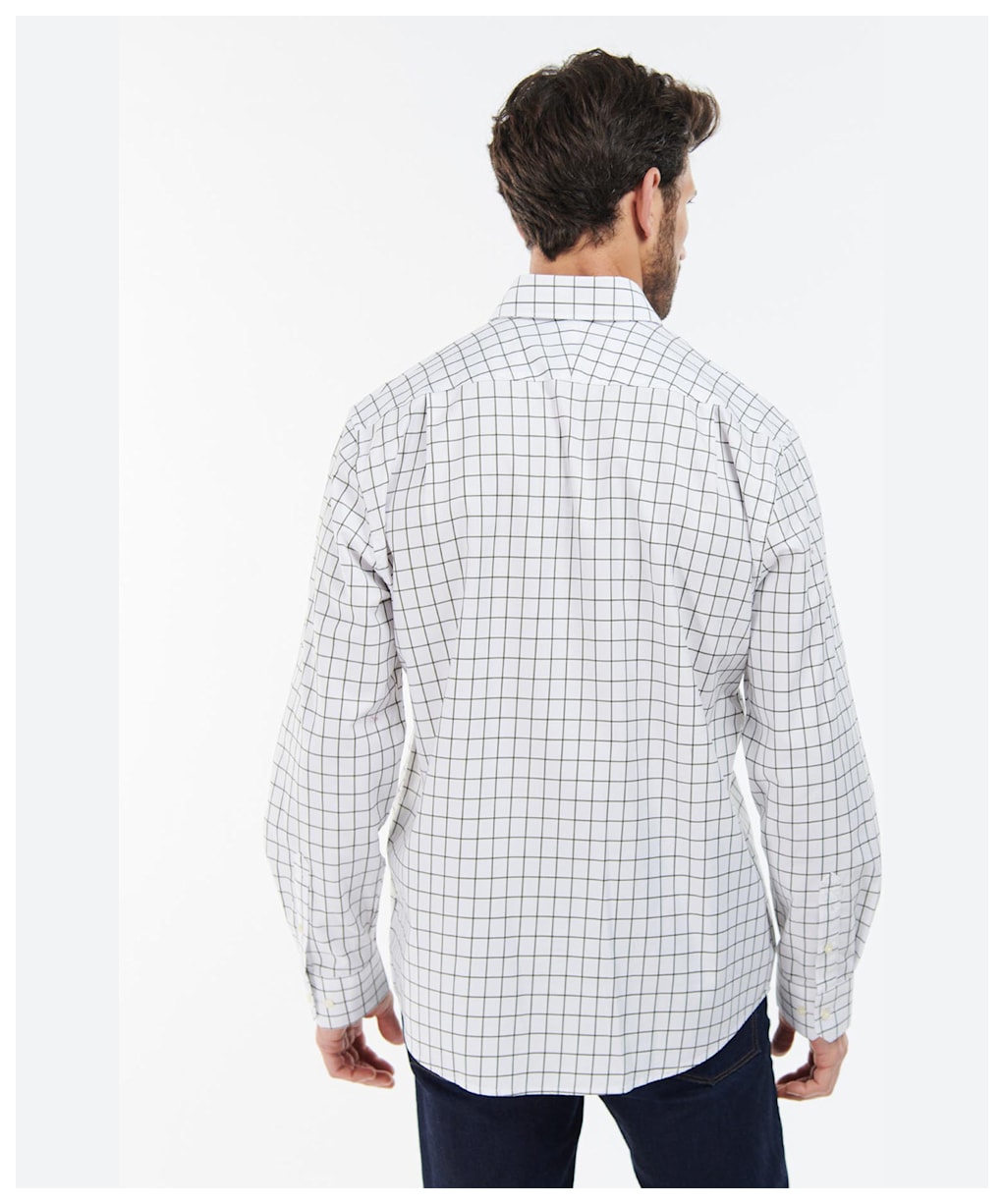 Men's Barbour Hanstead Country Active Shirt - Mid Olive