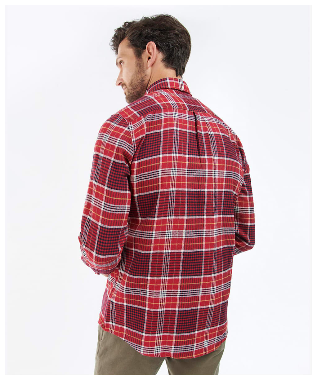 Men's Barbour Jackson Tailored Fit Shirt - Red