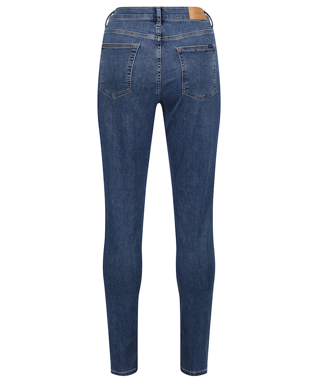 Women’s GANT Nella Travel Indigo Jeans - MID BLUE WORNIN