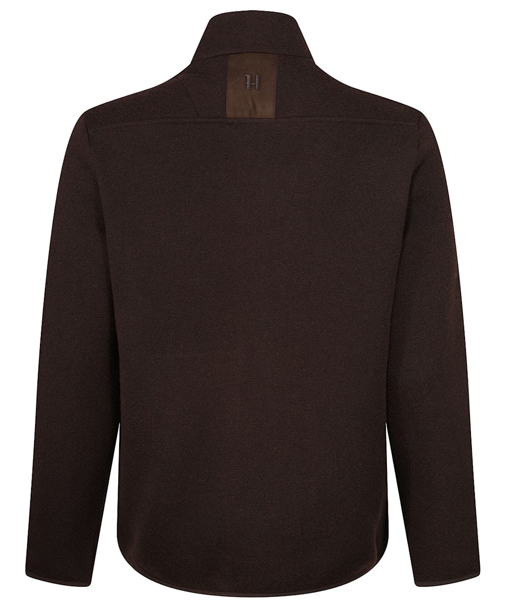 Men’s Harkila Metso Full Zip Sweater - Shadow Brown