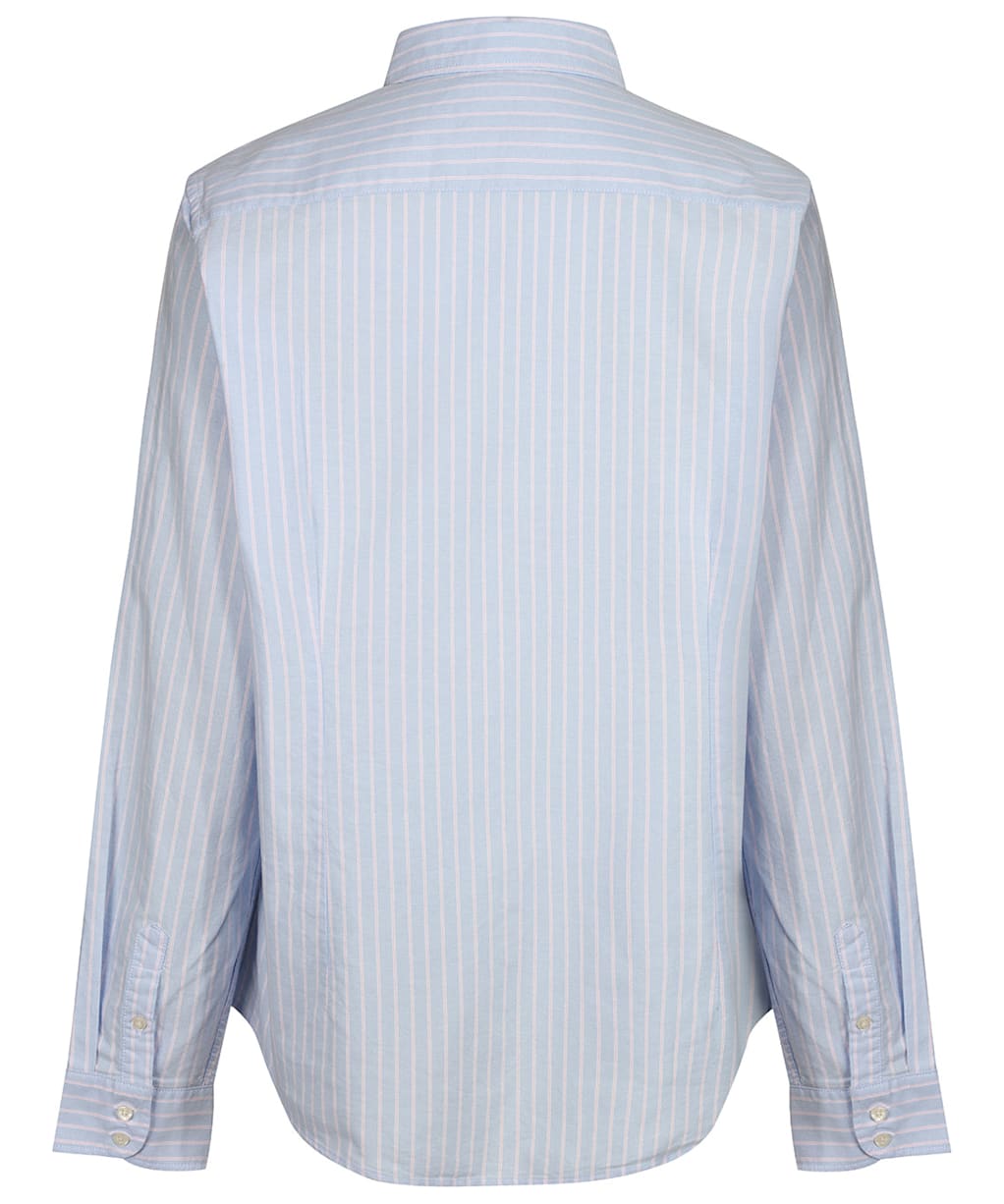 Women’s Schoffel Soft Oxford Shirt - Blue / Pink Stripe