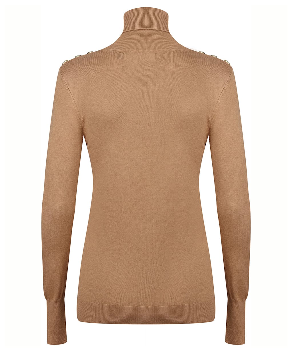 Women’s Holland Cooper Roll Neck Knit - Dark Camel