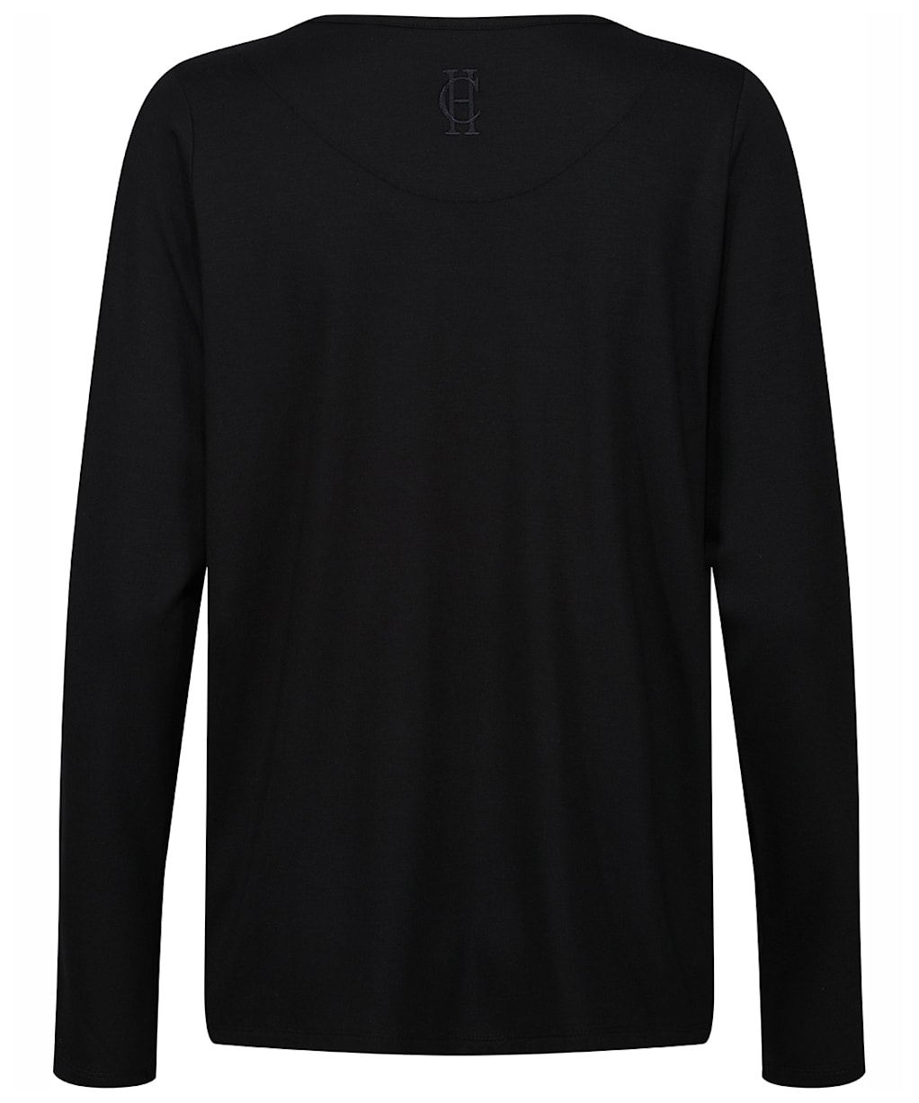 Women’s Holland Cooper Long Sleeve Crew Neck Tee - Black