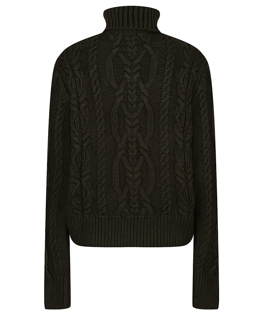 Women's Holland Cooper Belgravia Cable Knit - Fren Green