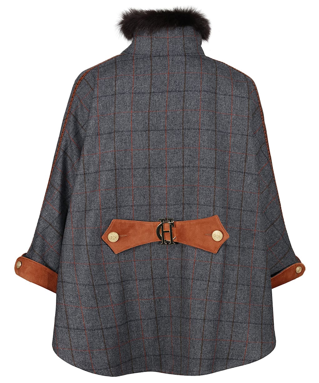Women’s Holland Cooper Chiltern Cape - Mid Blue Check