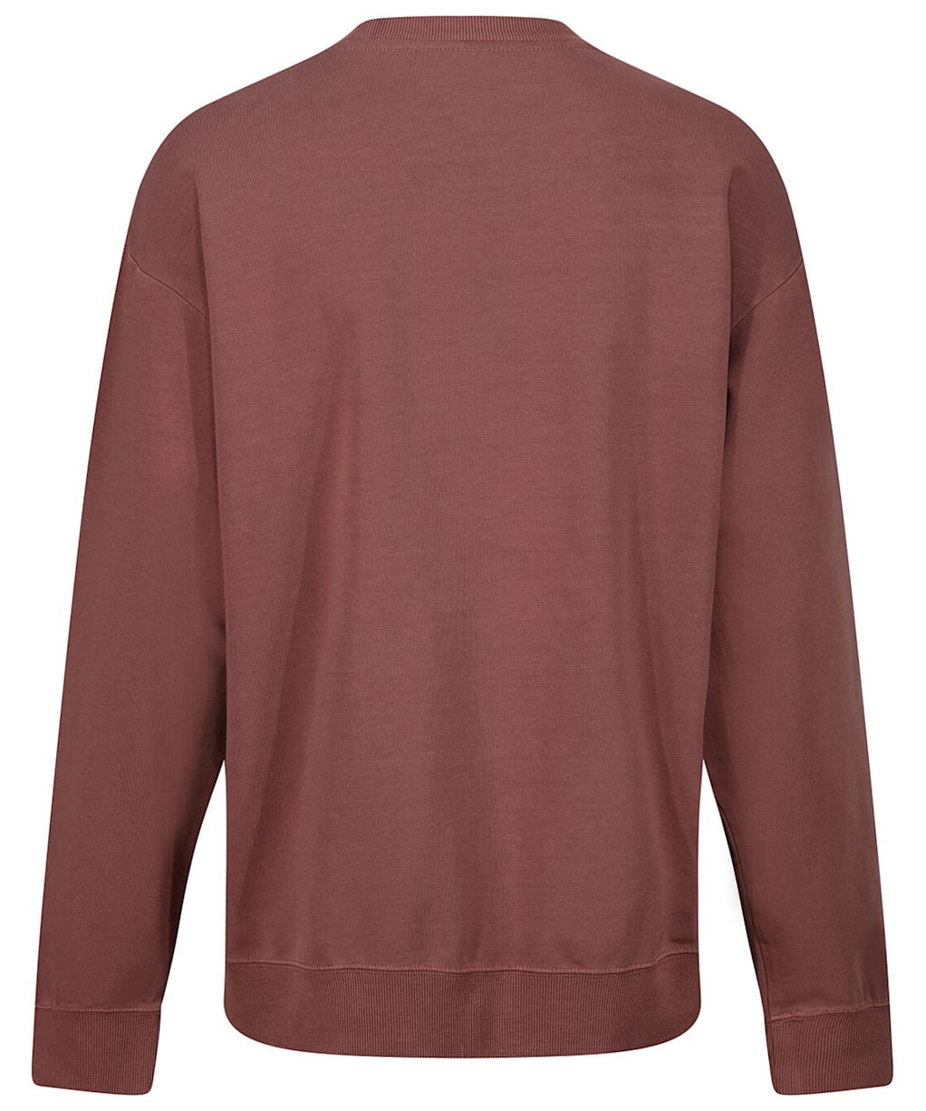 Women’s Tentree French Terry Oversized Crew - MESA RED