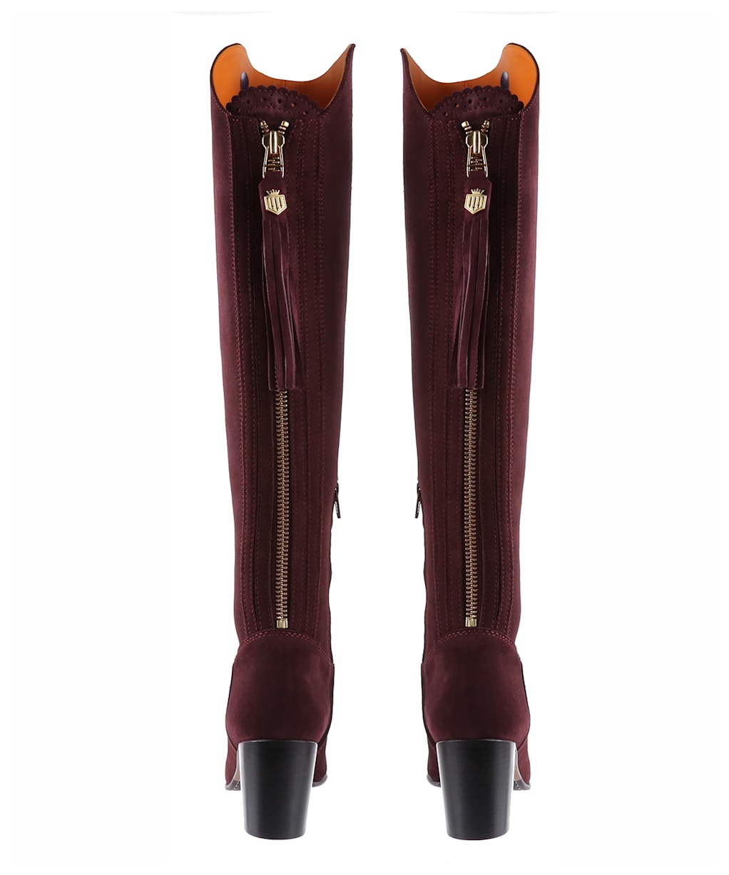 Women's Fairfax & Favor Amira Heeled Boots - Plum