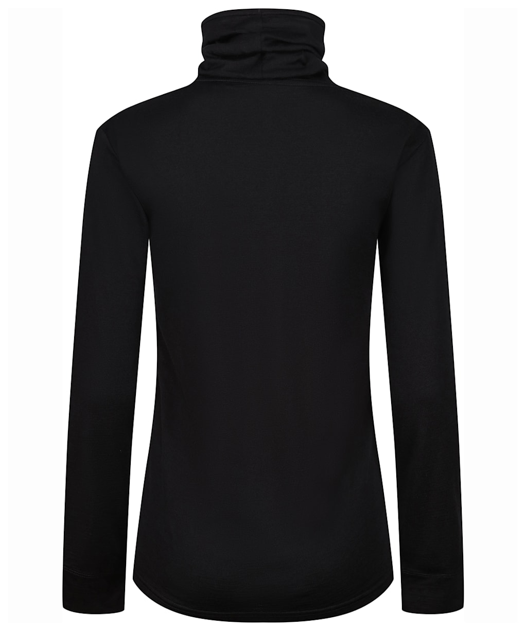 Women’s Mons Royale Yotei BF High Neck Top - Black