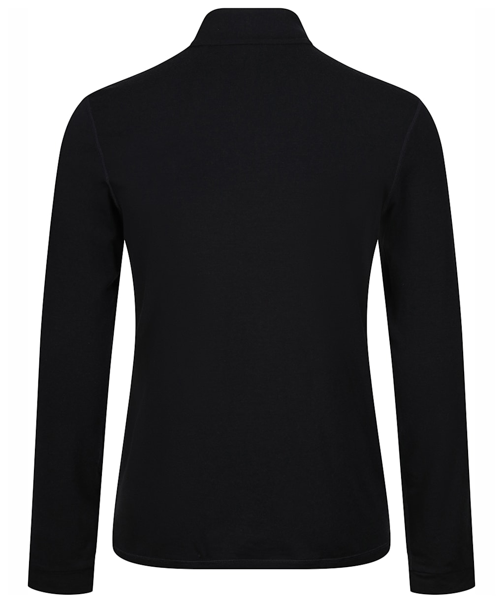 Men’s Mons Royale Cascade Merino Flex 200 1/4 Zip Top - Black