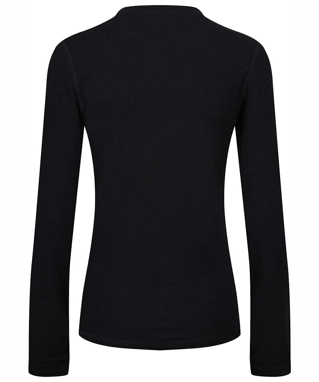 Women’s Mons Royale Cascade Merino Flex 200 Long Sleeved T-Shirt - Black