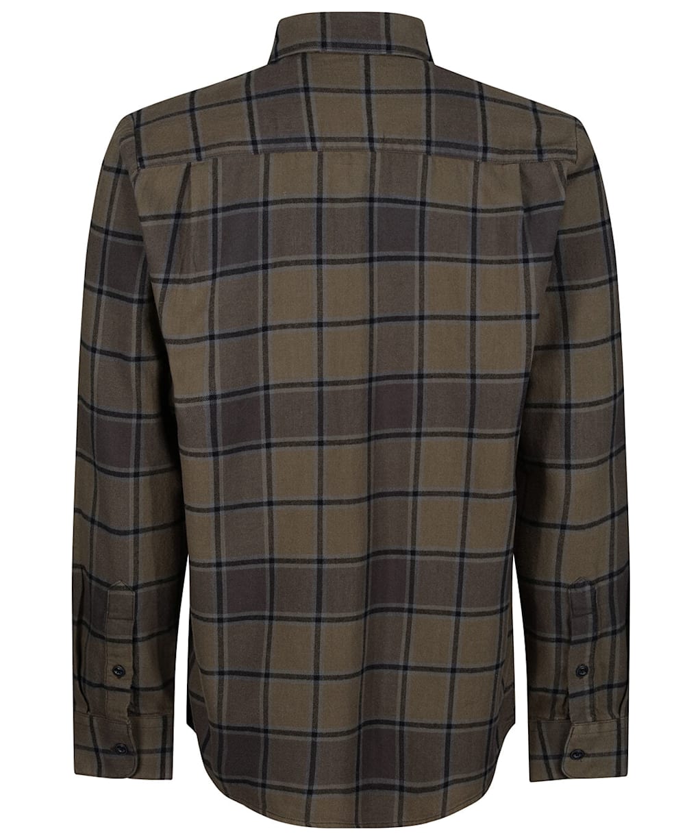 Men’s Volcom Caden Plaid Long-Sleeved Shirt - Military
