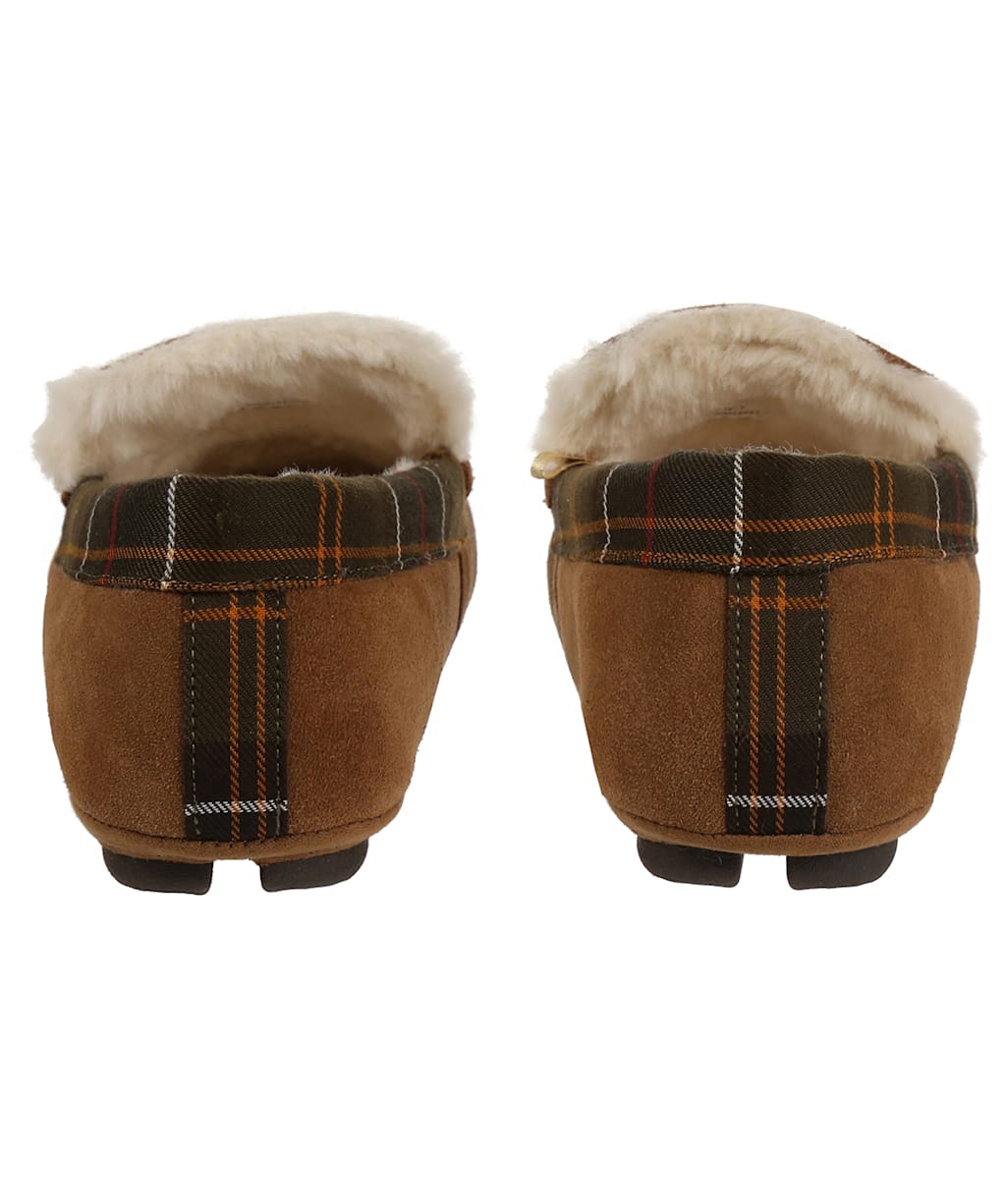 Men's Barbour Monty House Suede Slippers - Camel