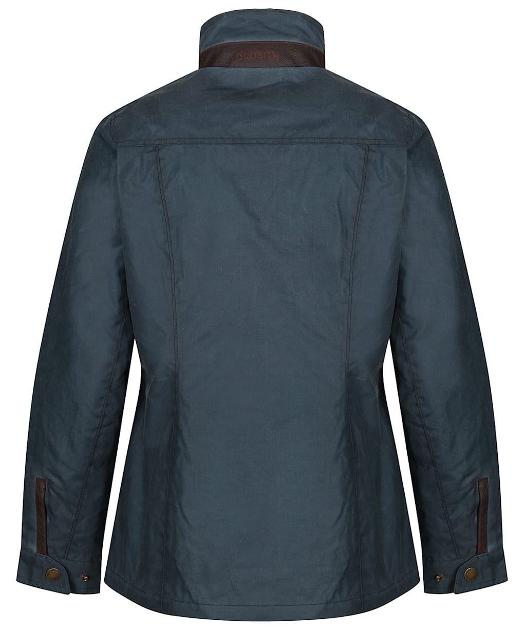 Women's Dubarry Mountrath Waxed Jacket - Dark Pebble