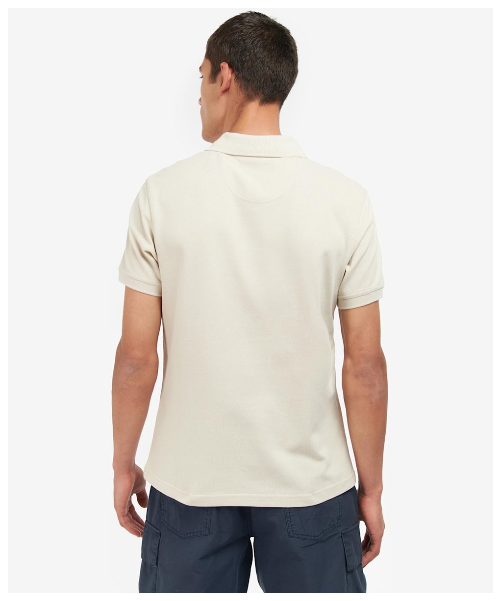 Men's Barbour Sports Polo 215G - Mist